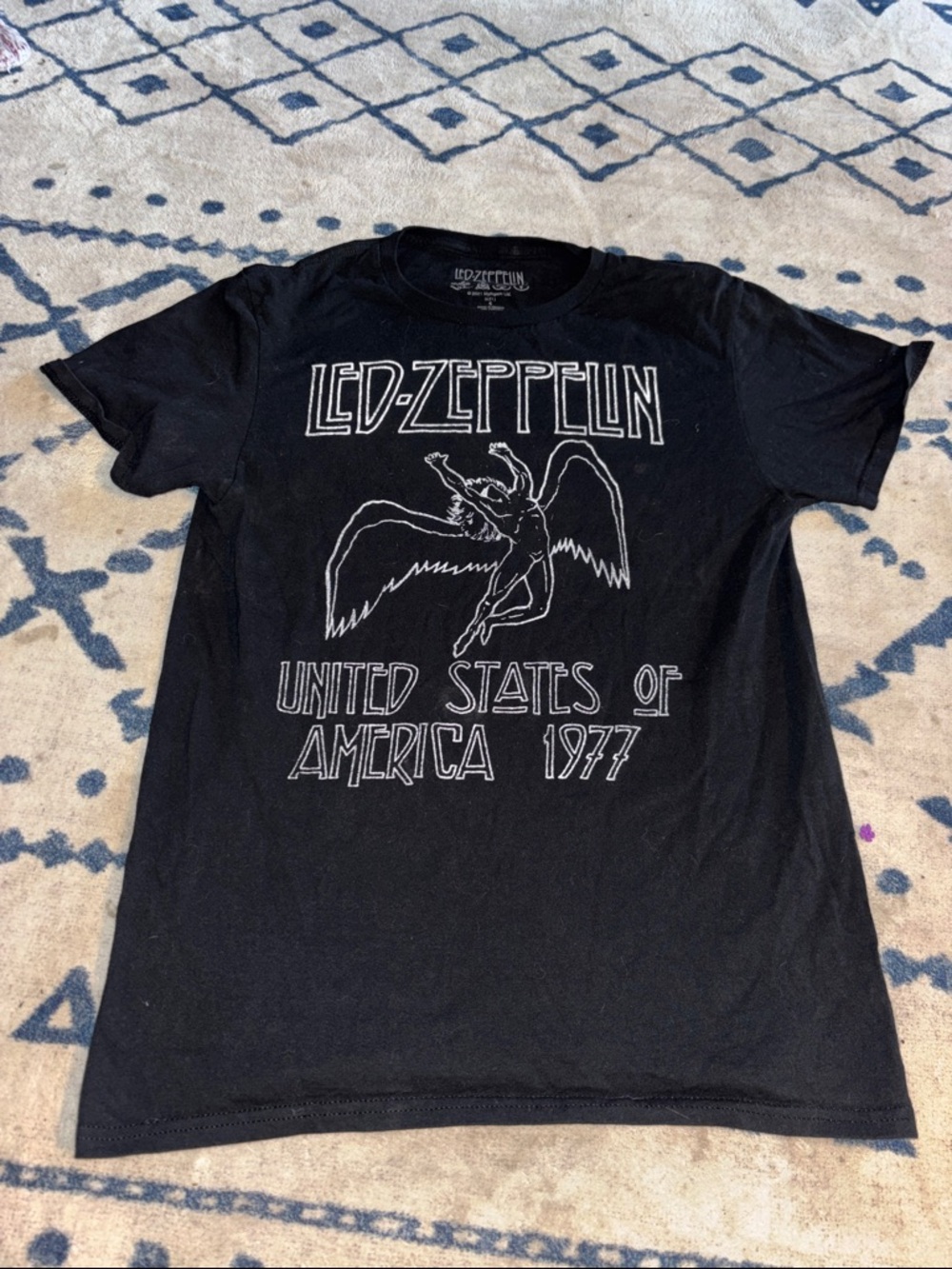 Led-Zepplin United States of America 1977!  Good Condition! Size S!